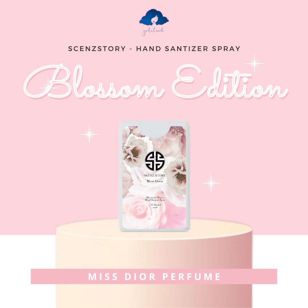 Scenzstory Singapore Hand Sanitizer Spray Blossom Edition