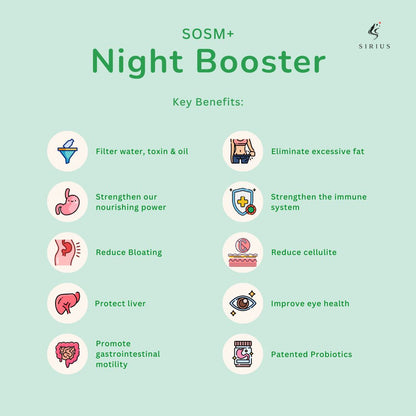 SOM1 Singapore SOSM+ Night Booster Benefits