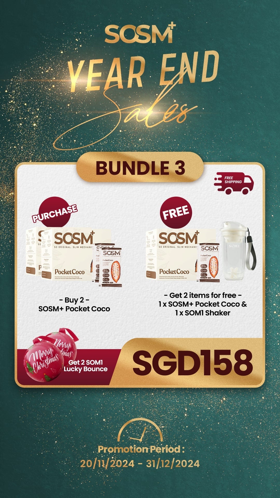 SOSM+ Singapore Year End Sales